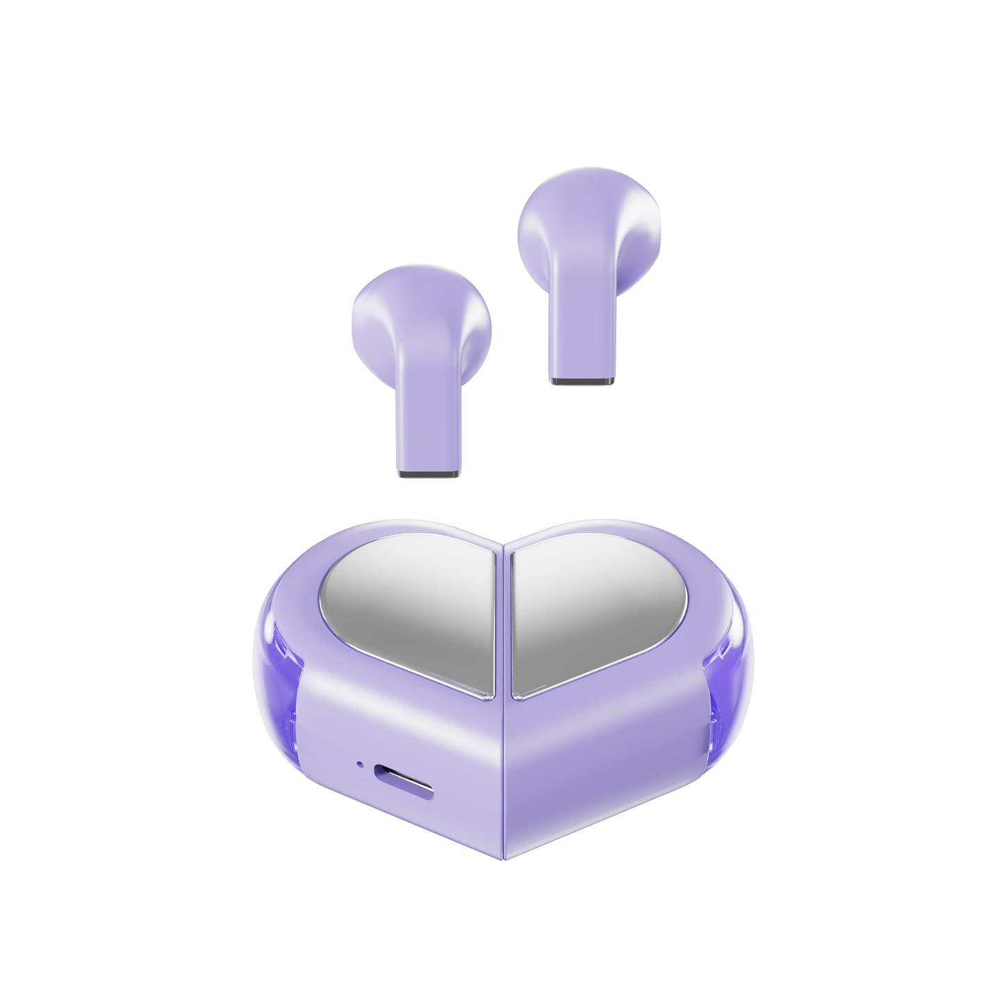 HeartBuds™ – Premium Heart Shape Wireless Bluetooth Earbuds | Cute LED Charging Case | HD Sound | Perfect Gift