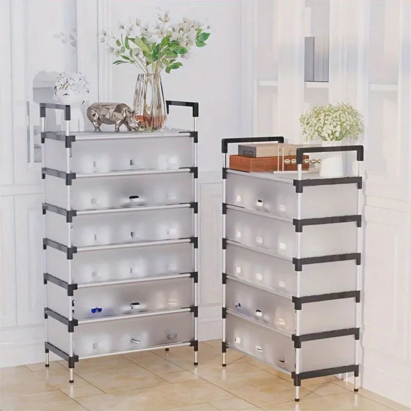 Shoe Storage Rack Modern Multi‑Layer , 6 layers