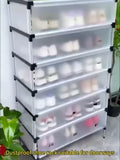 Shoe Storage Rack Modern Multi‑Layer , 6 layers
