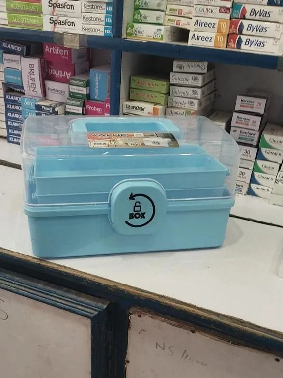 versatile multi-layer plastic storage box, Stationary Storage,  Jewelry Storage