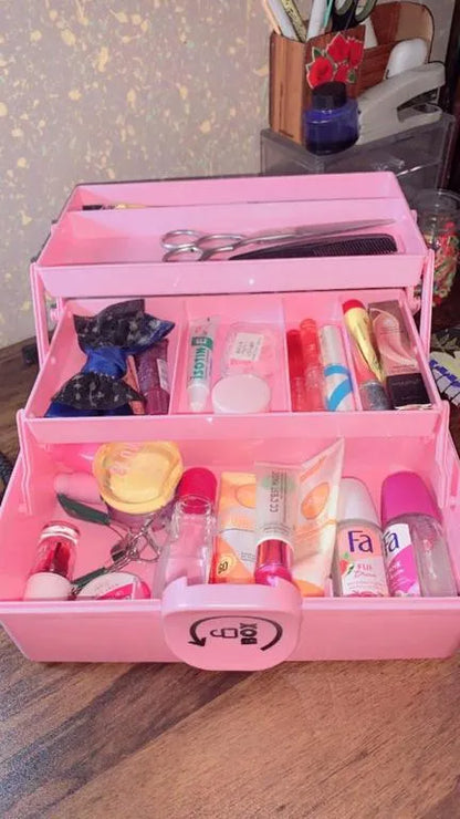 versatile multi-layer plastic storage box, Stationary Storage,  Jewelry Storage