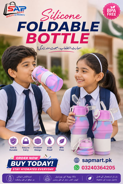 Silicon Foldable Bottle 600 ml