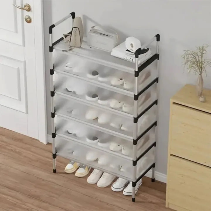 Shoe Storage Rack Modern Multi‑Layer , 6 layers