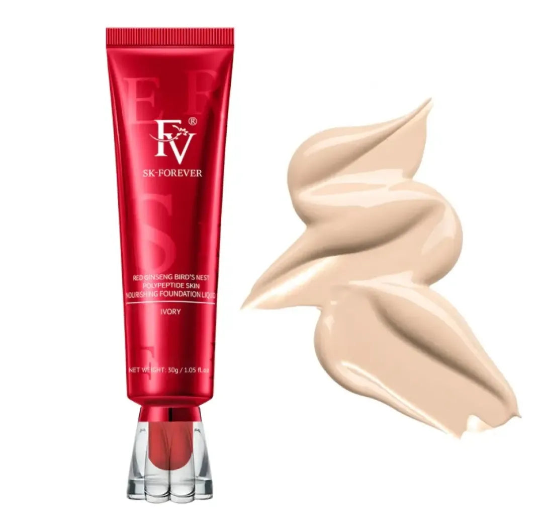 FV Waterproof Foundation with Medium Coverage | Matte Foundation for Oily/Normal Skin, Sweat-resistant Liquid Makeup Foundation for Face, 30g, Natural Beige