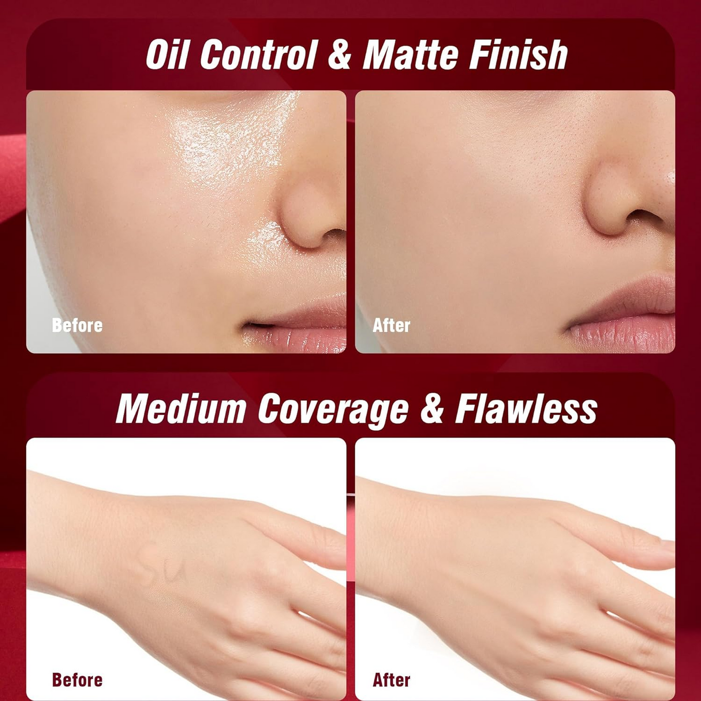 FV Waterproof Foundation with Medium Coverage | Matte Foundation for Oily/Normal Skin, Sweat-resistant Liquid Makeup Foundation for Face, 30g, Natural Beige