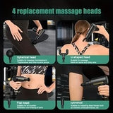 Facial Massager Gun, Cordless Handheld Deep Tissue Muscle Massager