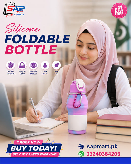 Silicon Foldable Bottle 600 ml